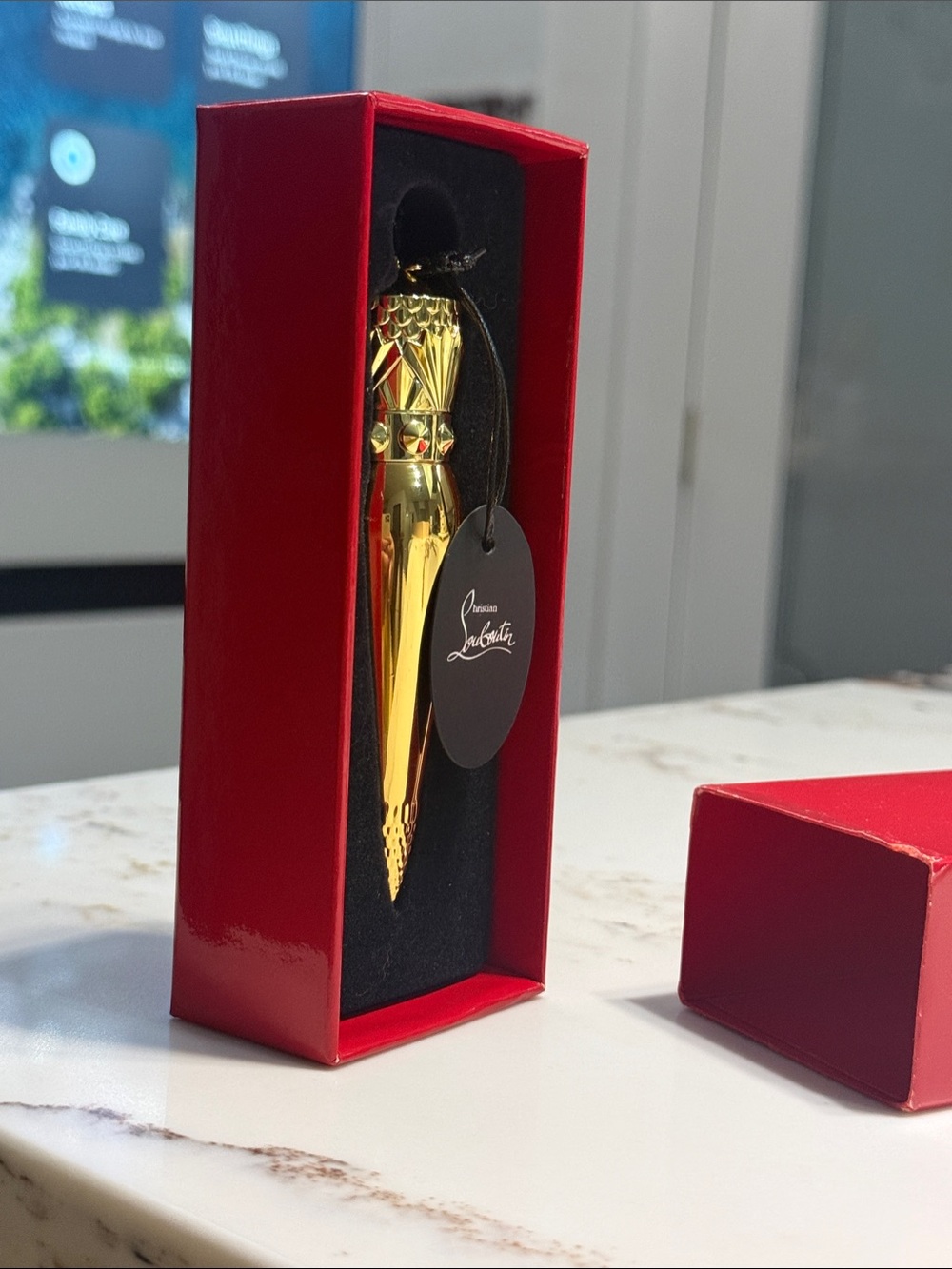 BNIB Christian Louboutin Lipsctick Silky Satin Rouge Louboutin 001